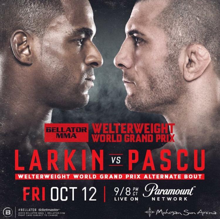 Ion Pascu va lupta împotriva lui Lorenz Larking la Bellator 207!